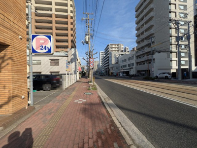 【前面道路含む現地写真】 | 広島市南区宇品御幸４丁目　土地