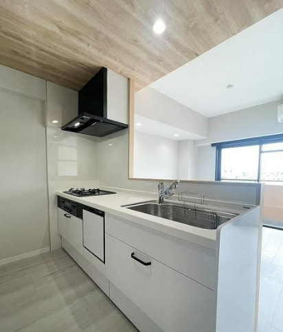 【中古マンション】ライオンズマンション坂戸のキッチン|5月のリフォームで新品のキッチンを設置！