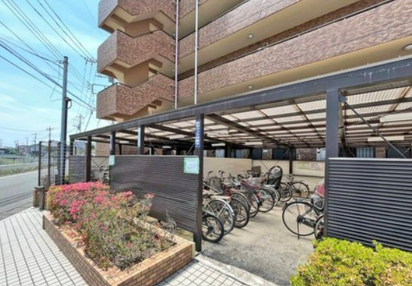 【中古マンション】ライオンズマンション坂戸の駐輪場|駐輪場