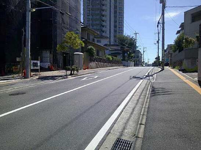 【前面道路含む現地写真】 | 安芸郡府中町鹿籠２丁目No.B