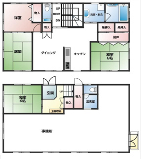 【間取り】 | 垂水区塩屋北町２丁目３－２