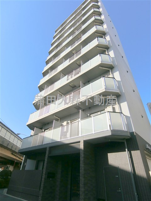 La Douceur大森山王の外観|2020年8月築　RC鉄筋コンクリート造地上10階建て総戸数48戸
インターネット無料の人気賃貸マンション
東京都大田区山王3丁目　JR京浜東北線大森駅徒歩12分