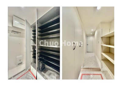 【玄関】 | ニューハイツ中川 | 【玄関】玄関には大型のシューズクローゼットを設置しておりますのでいつでもスッキリりとした空間を保てます。玄関周りを清潔に使うのはとても大事なことですよね。