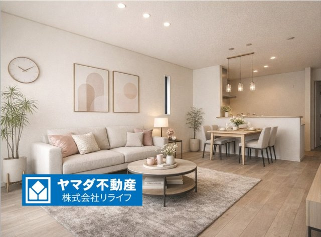 クワイエ　大垣市昼飯町第11　全1区画分譲の居間・リビング|フローリング材は木目調でナチュラルな美しさ。様々な傷やクラックの発生を大幅に抑える特殊加工済みです。
床材に受ける様々な傷や、温度・湿度変化によるクラックの発生を大幅に抑える特殊加工を施工済み。