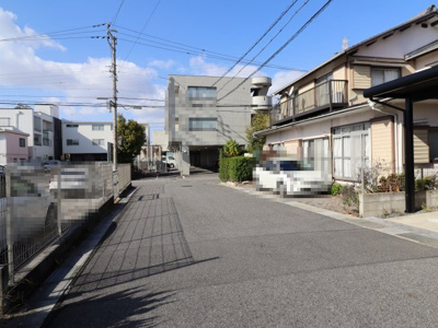 【前面道路含む現地写真】 | 岡崎市鴨田町字広元土地