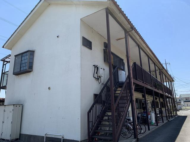 鶴ヶ島市大字下新田のアパートの外観|おしゃれな外観です