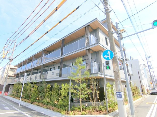 スタイリオ池上SOUTHの外観|2025年10月築　RC鉄筋コンクリート造地上5階建て総戸数49戸インターネット無料
東急池上線池上駅近最寄り徒歩4分の東京都大田区池上6丁目