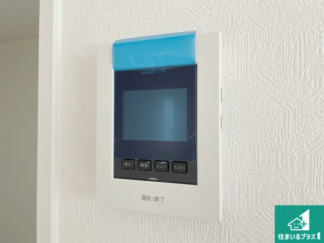 大津市坂本　第34期　新築一戸建ての防犯設備|カラーモニターインターホン！声だけでなく来訪者の姿や顔がモニターで確認できるので、小さなお子様がいらっしゃるご家庭でも安心できます！