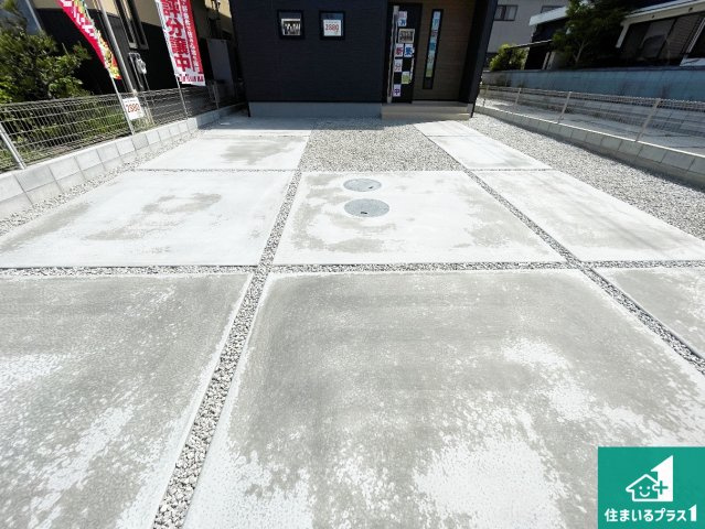 29(土)30(日)現地案内可能！　大和高田市曽大根　第5期　新築一戸建ての駐車場|駐車スペース！散水栓があるので、こまめに愛車を洗えます！