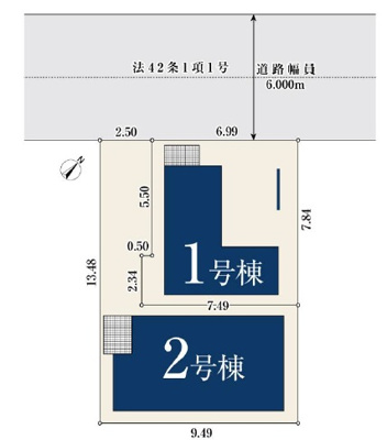 【区画図】 | MIRASUMO入船410②1号棟