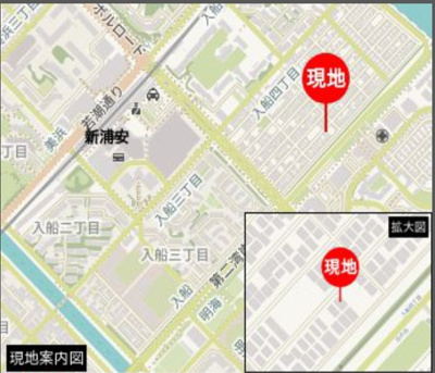 【地図】 | MIRASUMO入船410②1号棟