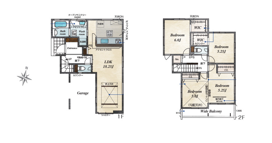 さいたま市北区植竹町1丁目　3期　新築一戸建て　ブルーミングガーデン　01