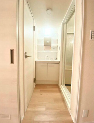 【洗面所】 | マンションかねき | コンパクトで使いやすい洗面所