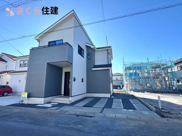 いろどりアイタウン栃木市平柳町３丁目22-P2　２号棟の駐車場|２号棟　カースペース２～３台可能です。