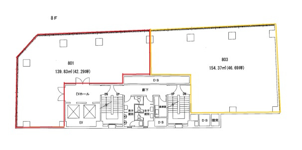 TATSUMI扇町公園ビルの間取り