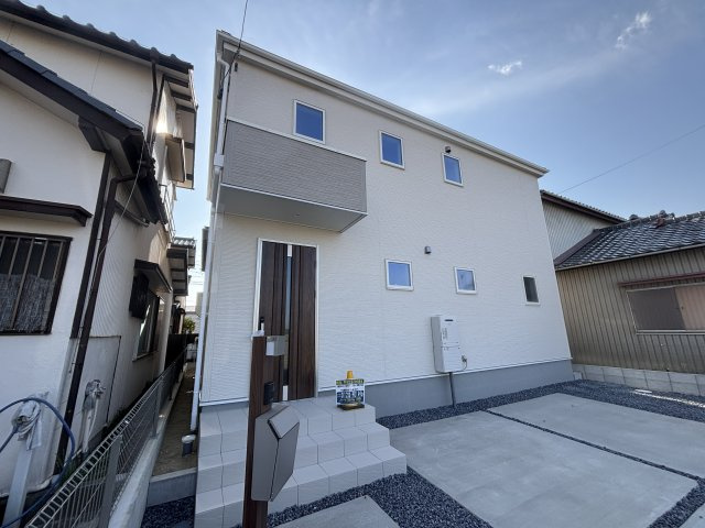 【仲介手数料無料／愛西市】愛西市大井町宮新田　リーブルガーデン　新築戸建　の外観