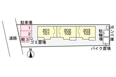 【駐車場】 | ルシャルマンＫ