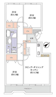 【間取り】 | 西原グリーンハイツ1号棟 | 西原グリーンハイツ1号棟