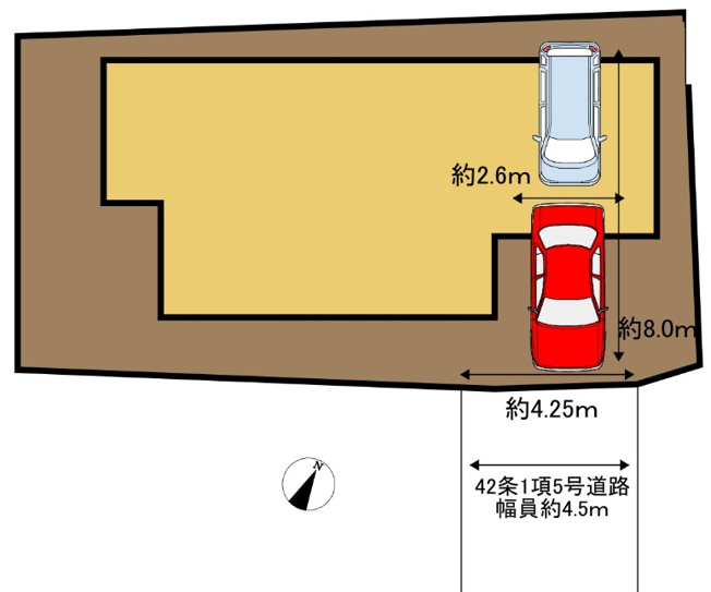 【区画図】 | 千葉市花見川区宮野木台４丁目　中古戸建て | 区画図