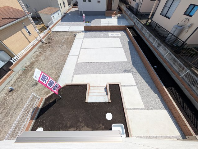 【駐車場】 | リーブルガーデン.S吉岡町第13下野田ー① | 進入路はこれから舗装が入ります♪