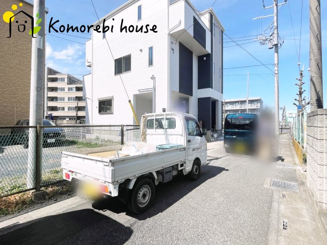 さいたま市北区奈良町　2期　新築一戸建て　グランドパティオ　の前面道路含む現地写真|前面道路含む現地写真です