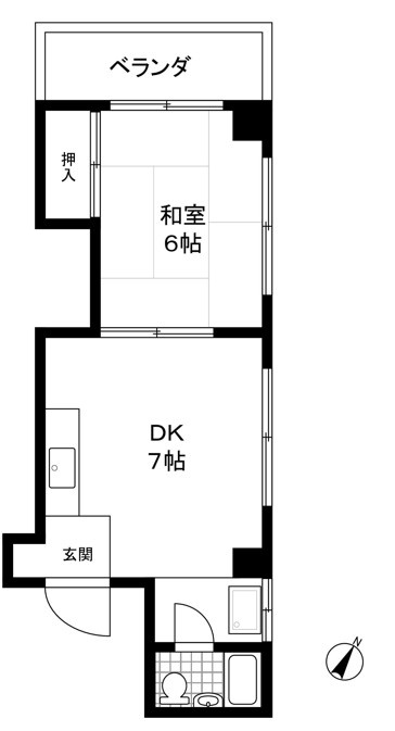 野村ビルの間取り