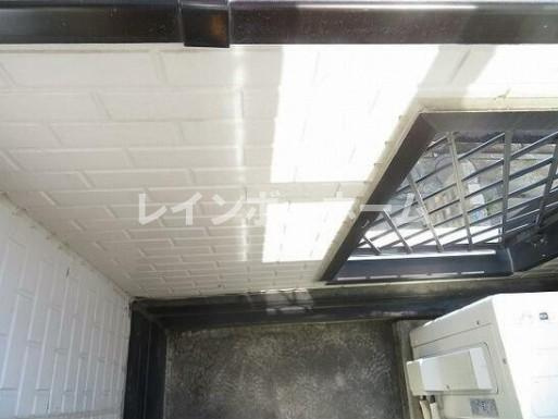 東新小岩パールハイツのバルコニー