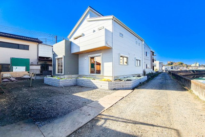 【前面道路含む現地写真】 | 藤沢市川名 新築戸建 全1棟