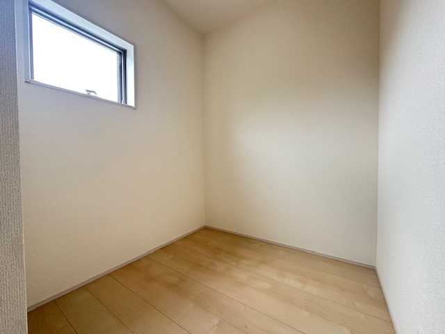 【新築戸建】　いわき市自由ヶ丘2期　全2棟　長期優良住宅の収納|1号棟写真　2階には使い方自由自在のストレージルームが付いています。季節の家電や行事の飾り物などの収納場所として重宝します