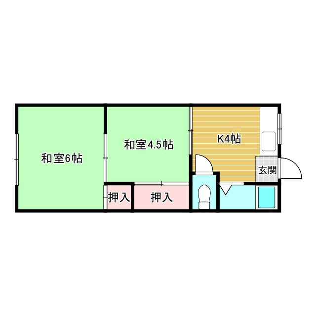 交邦住宅の間取り