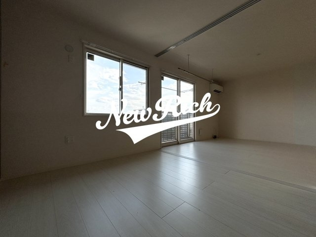 伊勢崎市赤堀今井町２丁目のアパートのバルコニー