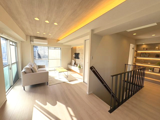 セントラル三田の居間・リビング