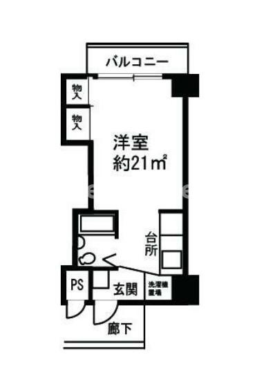 ジュネスIWATAの間取り
