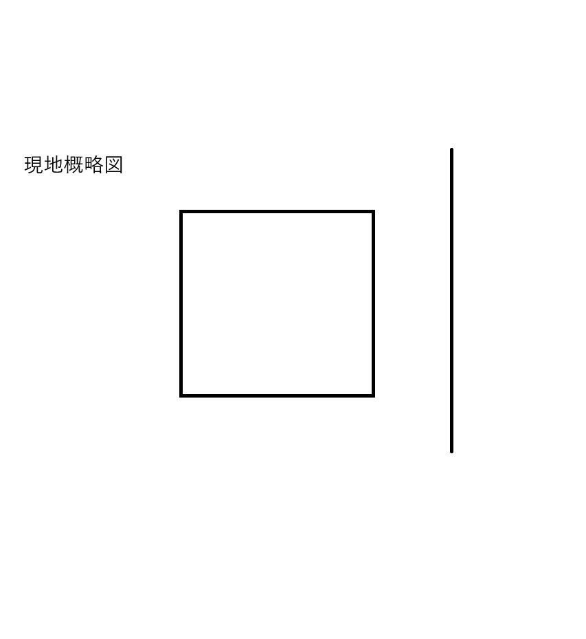 久留米市大善寺町宮本　売り土地の土地図