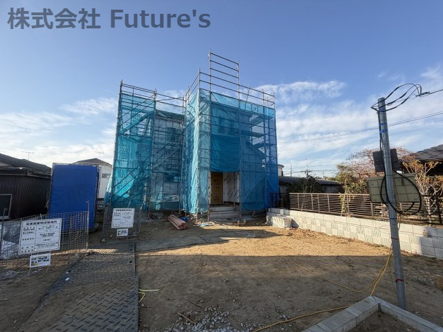 三郷市戸ケ崎　新築戸建　全2棟　A号棟の外観|現地の写真になります。