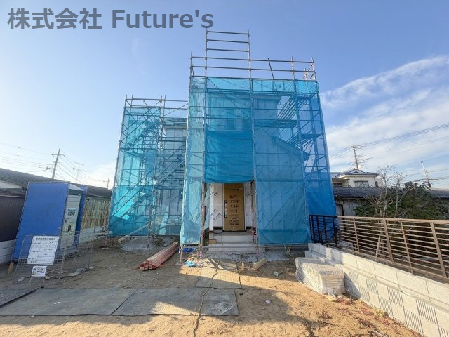 三郷市戸ケ崎　新築戸建　全2棟　A号棟の外観|現地の写真になります。