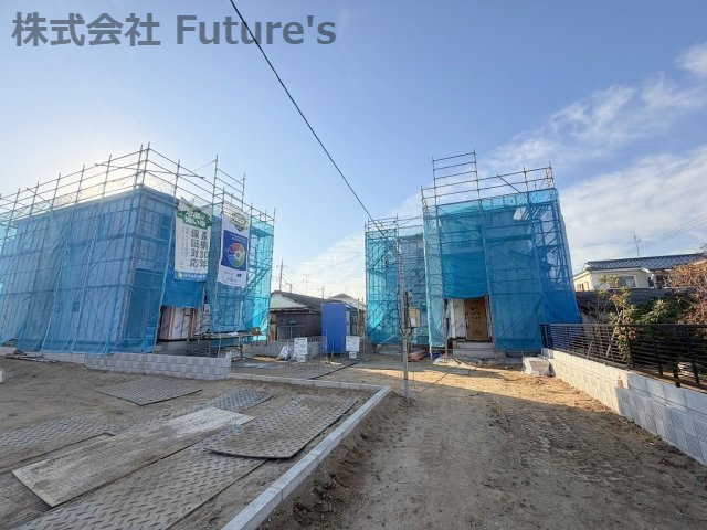 三郷市戸ケ崎　新築戸建　全2棟　A号棟の外観|現地の写真になります。