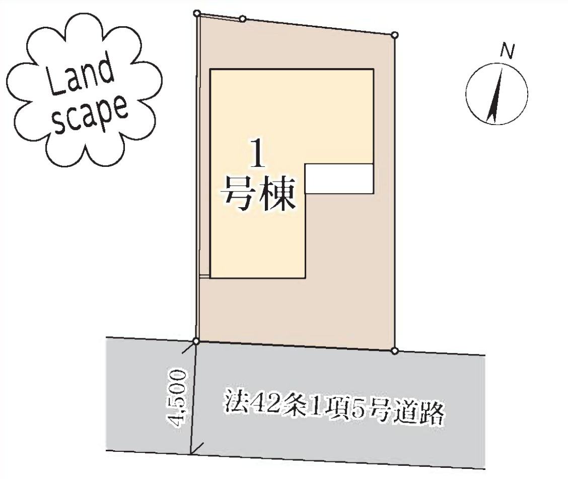 横浜市瀬谷区中屋敷1丁目 新築戸建て【仲介手数料無料】の区画図