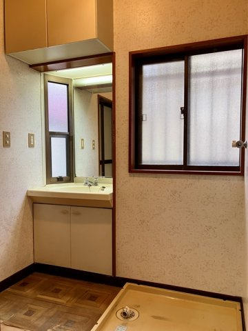 野火止戸建の洗面所