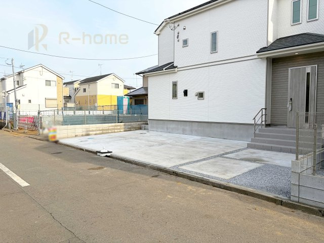 土浦市乙戸南3丁目　新築戸建て　B号棟の駐車場|カースペースは2台お停めいただけます♪