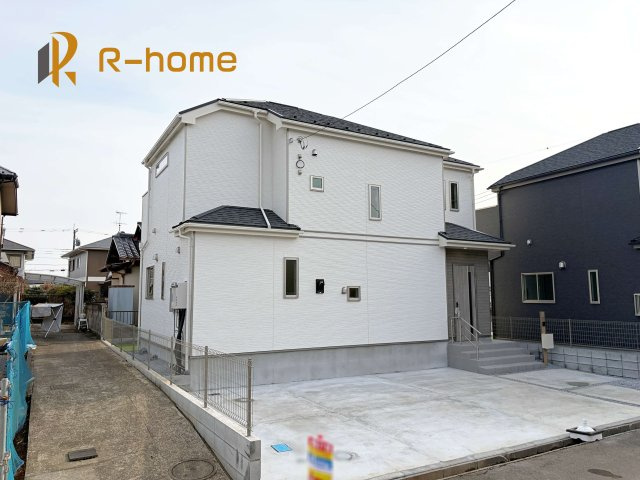土浦市乙戸南3丁目　新築戸建て　B号棟の外観|建物完成いたしました！ご予約で『平日』や『夕方』などでもご見学可能です！