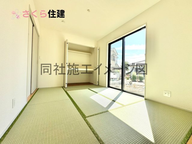 いろどりアイタウン栃木市平柳町３丁目22-P2　９号棟の内観：施工例|同社施工物件の写真です。※建具やフローリング、その他仕様が違う場合がございます。									
