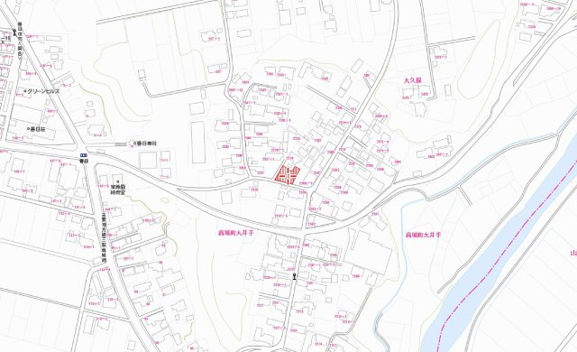 【土地図】 | 都城市高城町大井出　150万円