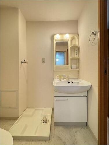 ラカーサ今里の洗面所