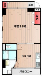 コーポ寿の間取り