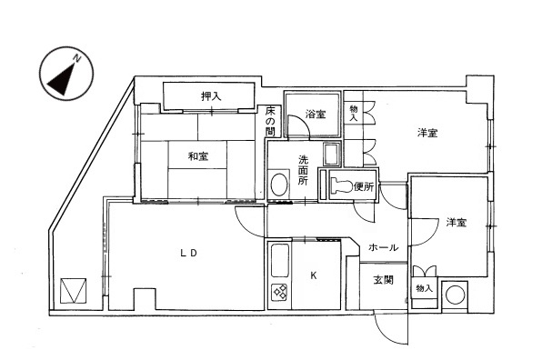 【間取り】 | ロワールマンションアール春日