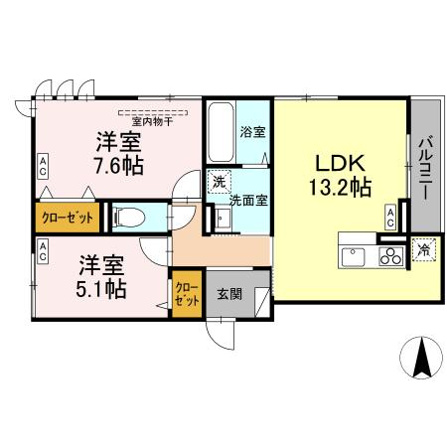 Ｄ－ＲＯＯＭ七曲Ⅰ