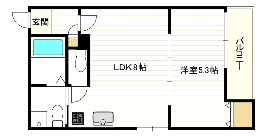 ALEGRIA平野本町Ⅱの間取り