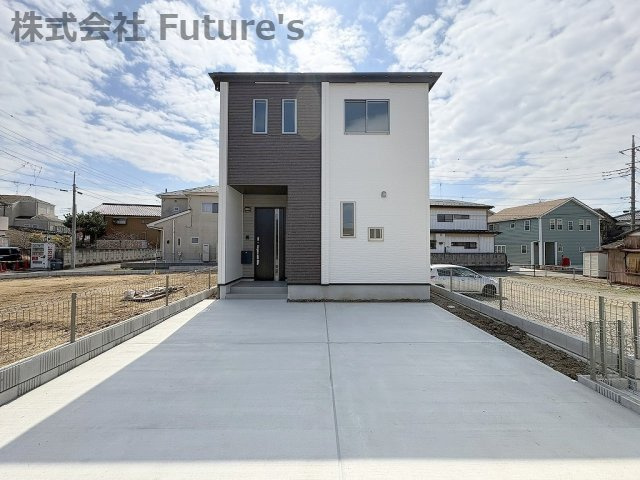 三郷市戸ケ崎　新築戸建　全2棟　B号棟の外観|八潮駅・金町駅までバス便がありアクセス良好！バス停歩1分