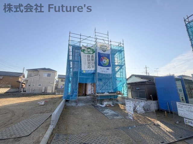 三郷市戸ケ崎　新築戸建　全2棟　B号棟の外観|WICやパントリー等の収納充実な4LDKの邸宅です